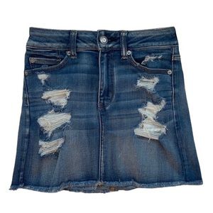 American Eagle Outfitters womans jean skirt next level stretch 2